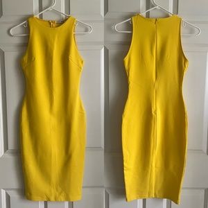 Midi Dress in Yellow